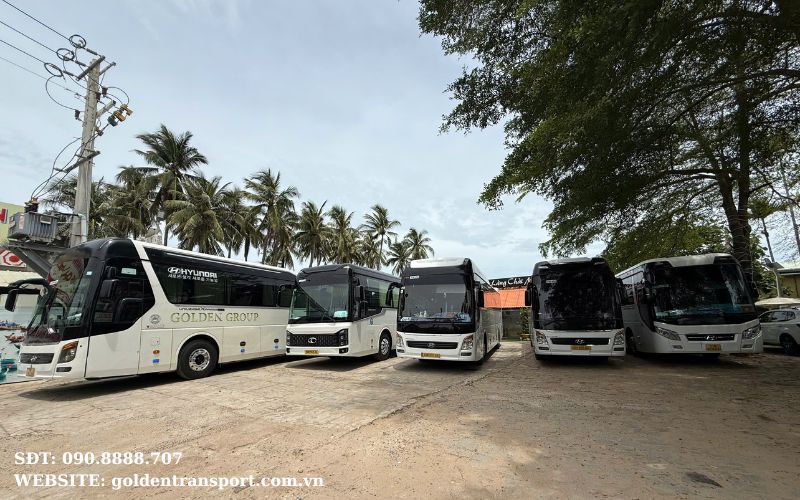 Dịch vụ cho thuê xe 45 chỗ tại Sài Gòn của Golden Transport